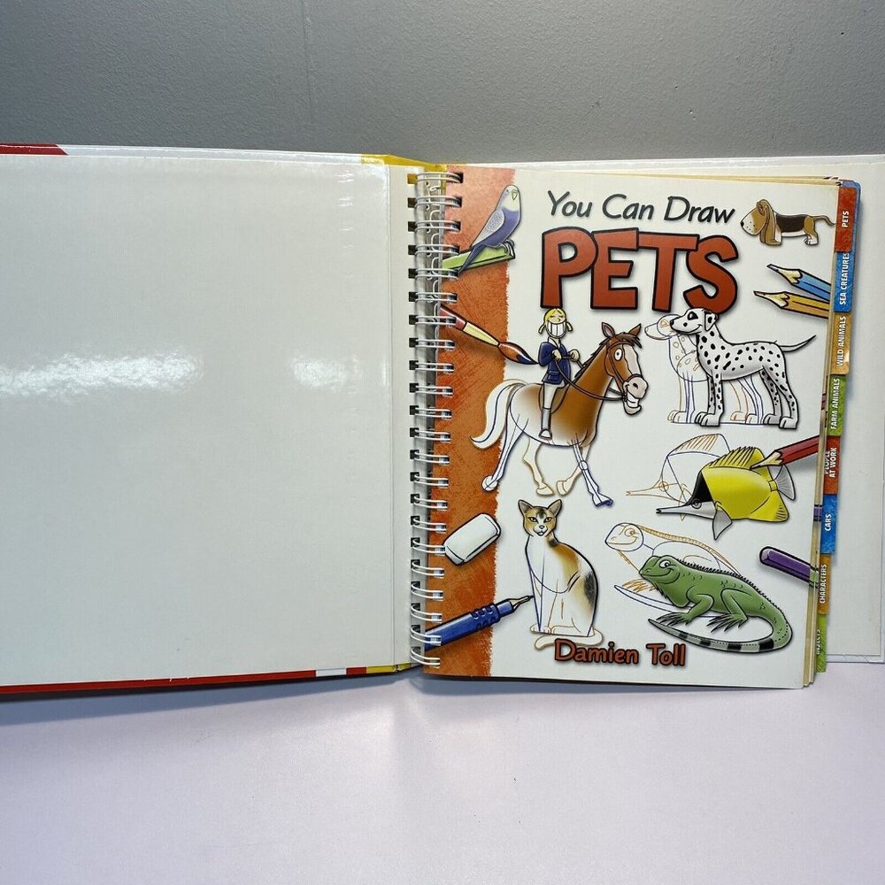 You Can Draw Pets Cars Farm Animals Sea Creatures Insects Cartoon Characters New - Picture 3 of 6